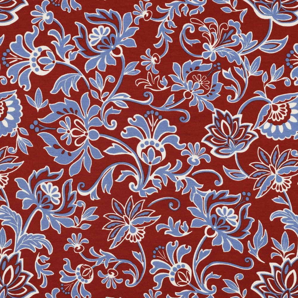 Jersey romanite motif cachemire POPPY