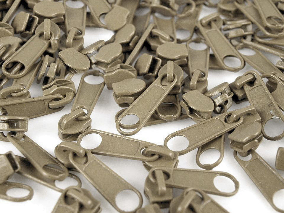 Curseur pour fermeture à glissière, No 3 (sachet de 10)