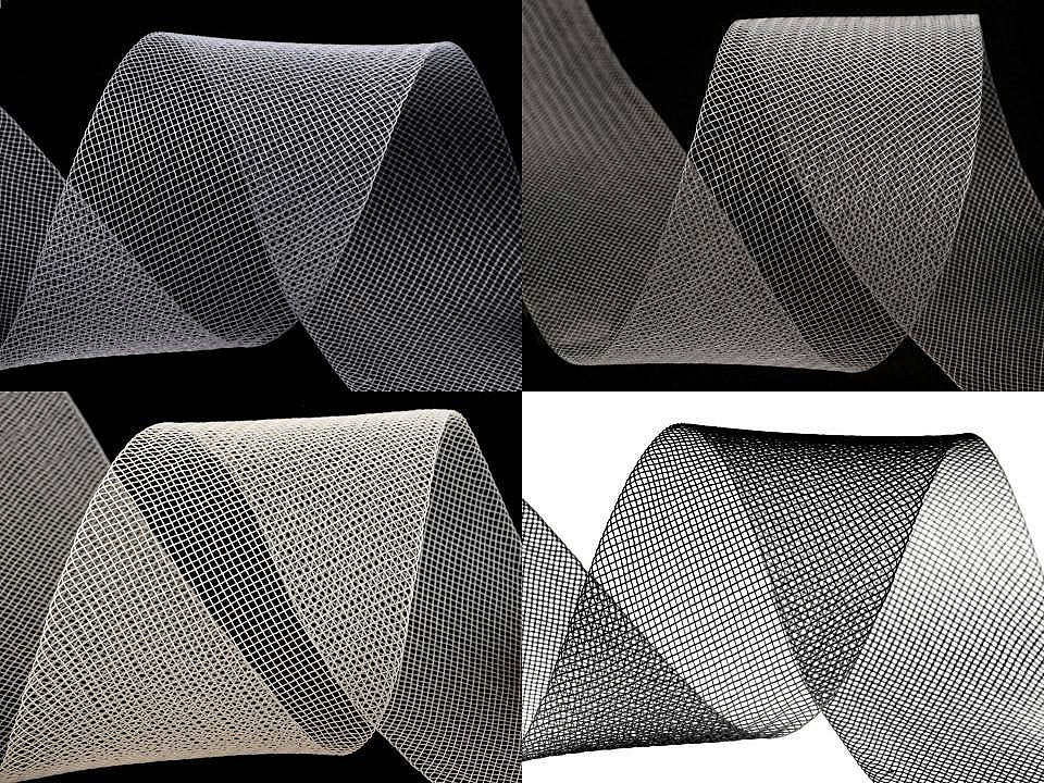 Tresse crinoline crin de cheval, largeur 4,5 cm - 20m