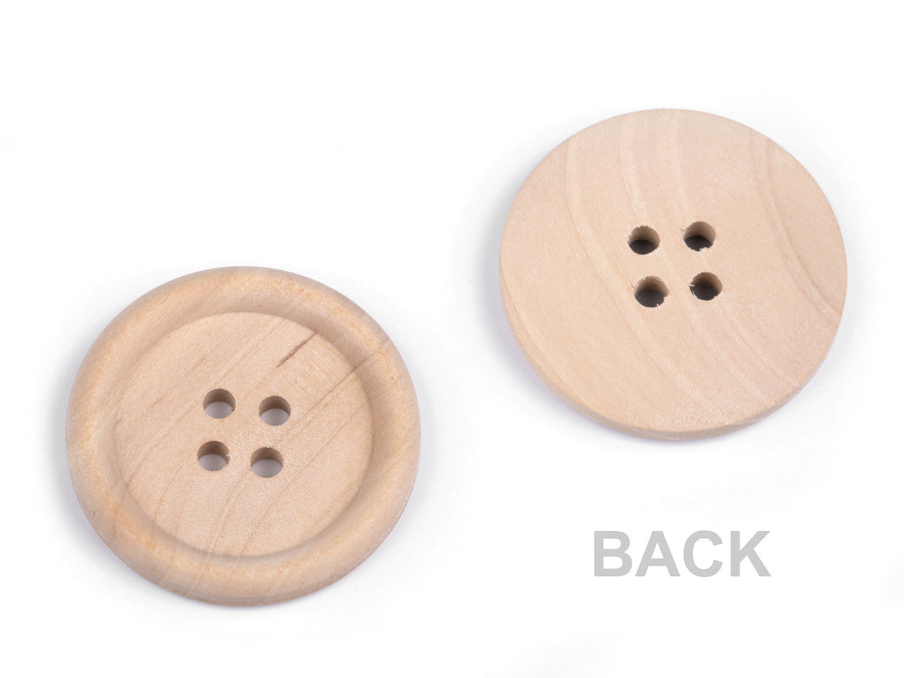 Boutons en bois LEON, taille 48"