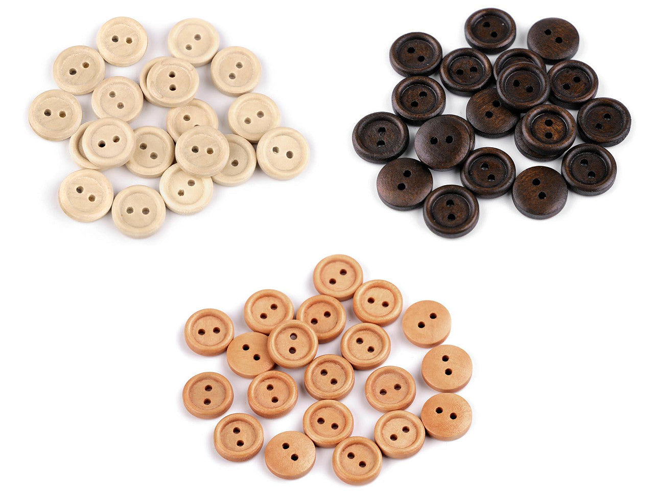 Bouton en bois, taille 20'