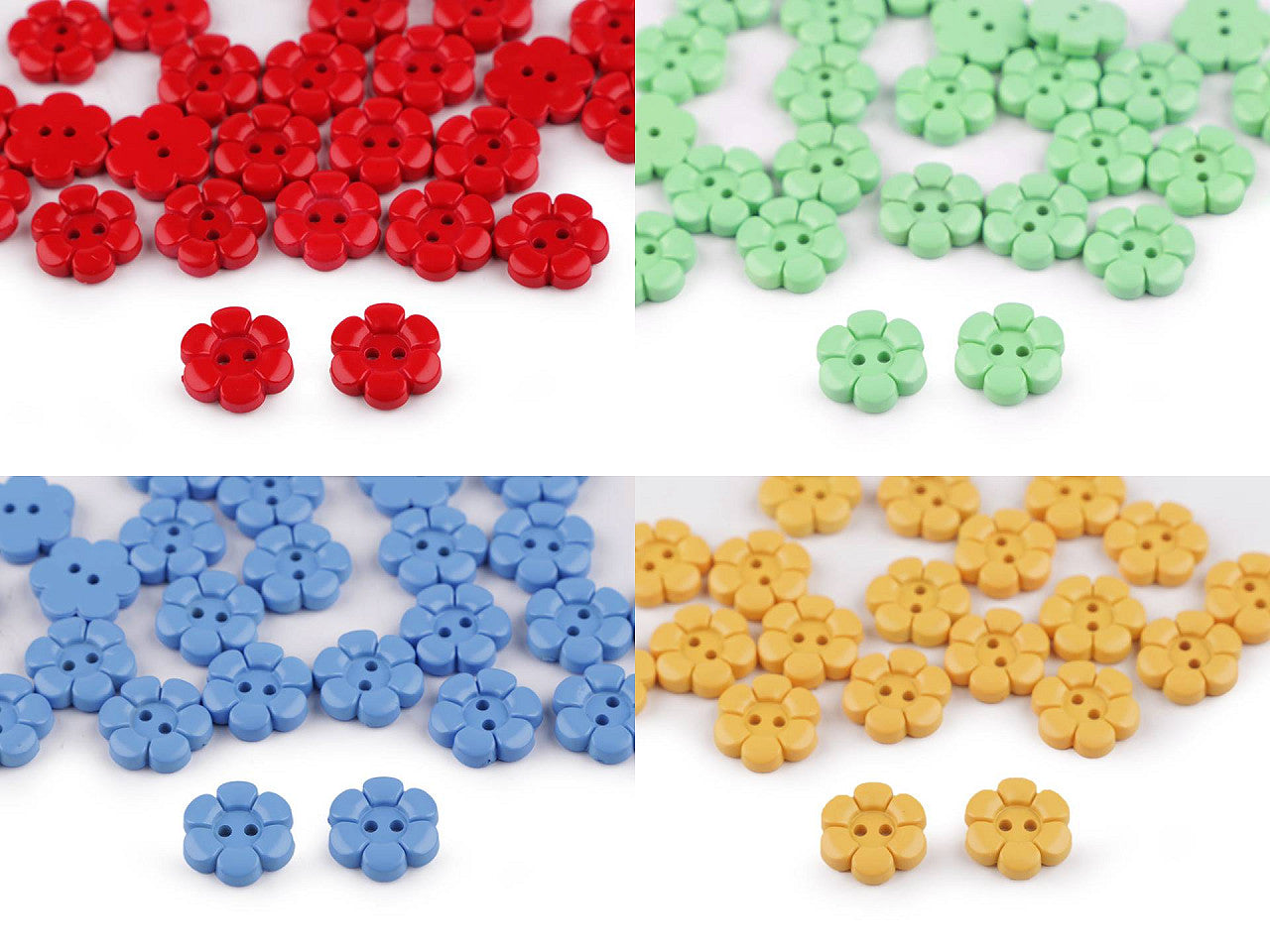 Bouton Fleur, taille 18', 24'