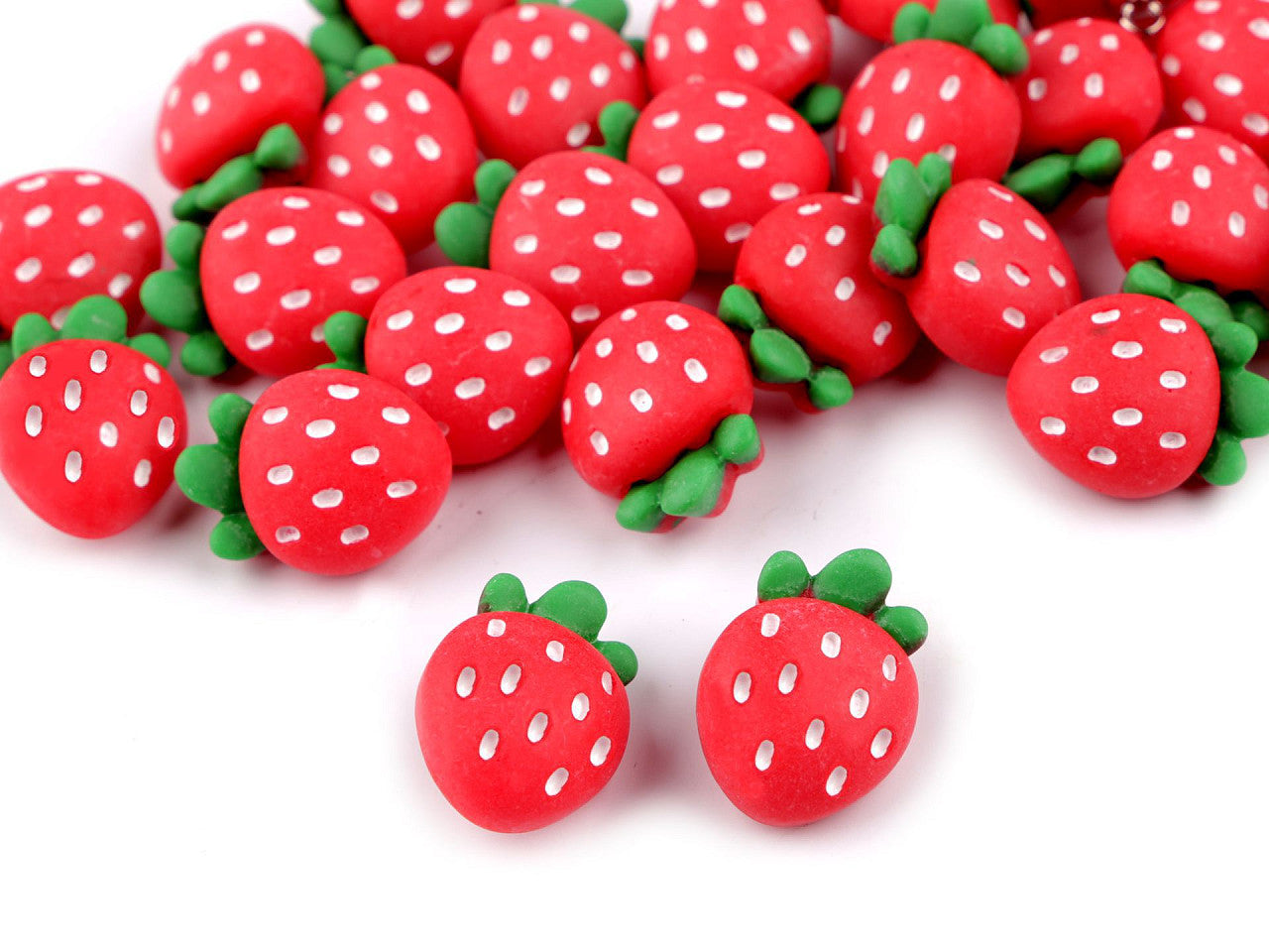 Bouton Fraise 3D, taille 34'