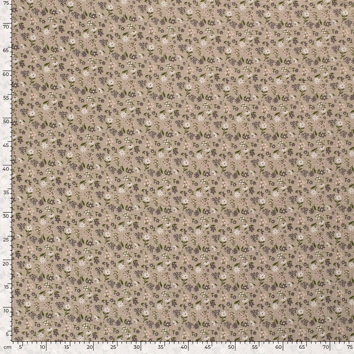 Double gaze imprimée Oekotex