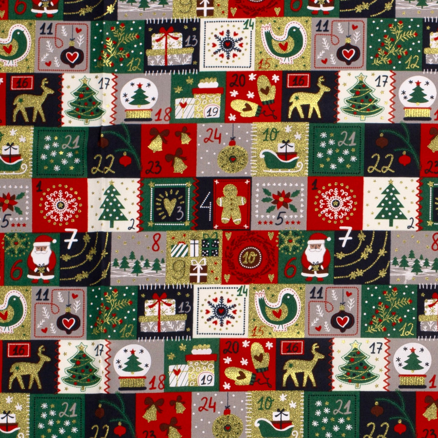 Coton Oekotex imprimés Noel