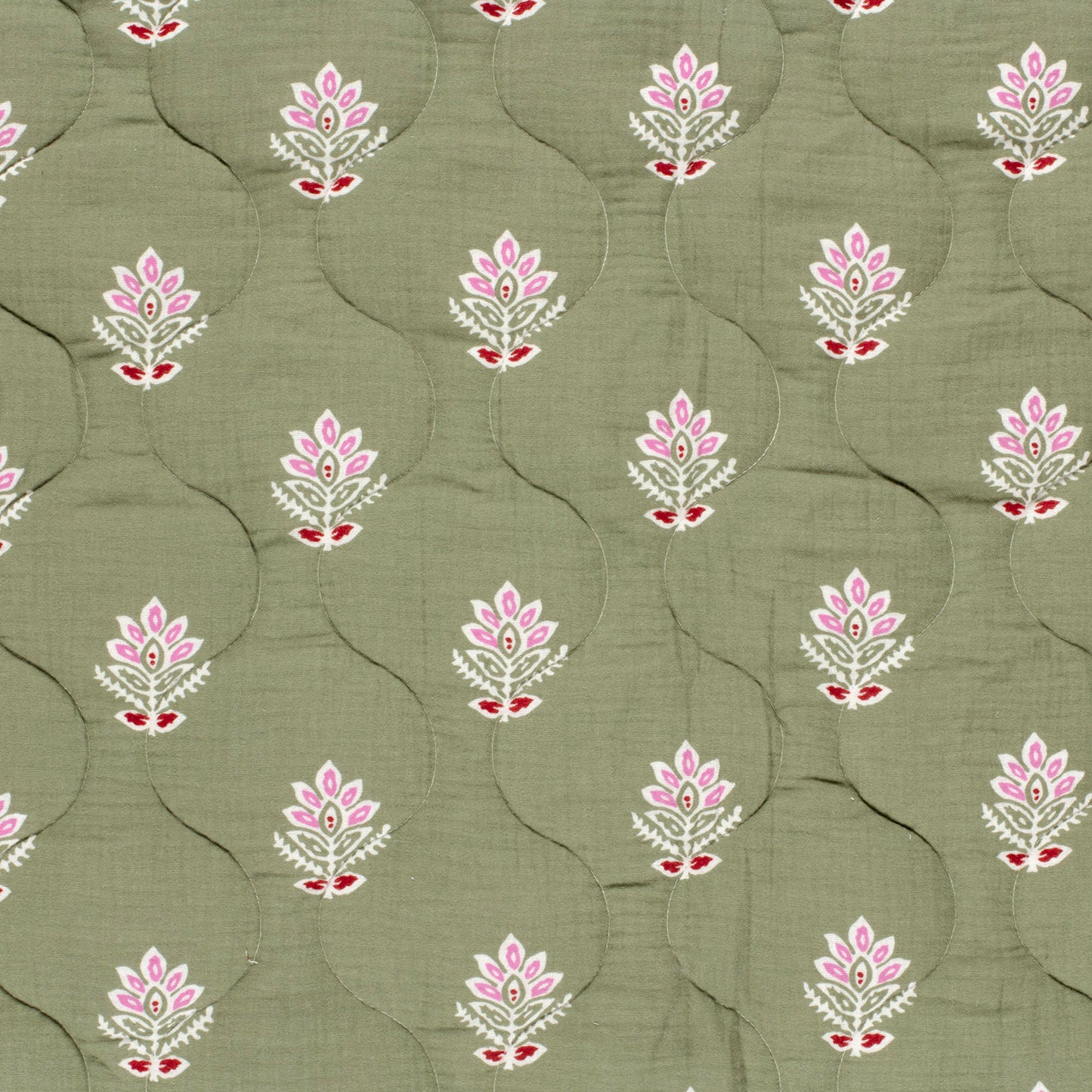 Double gaze matelassée double face Oekotex