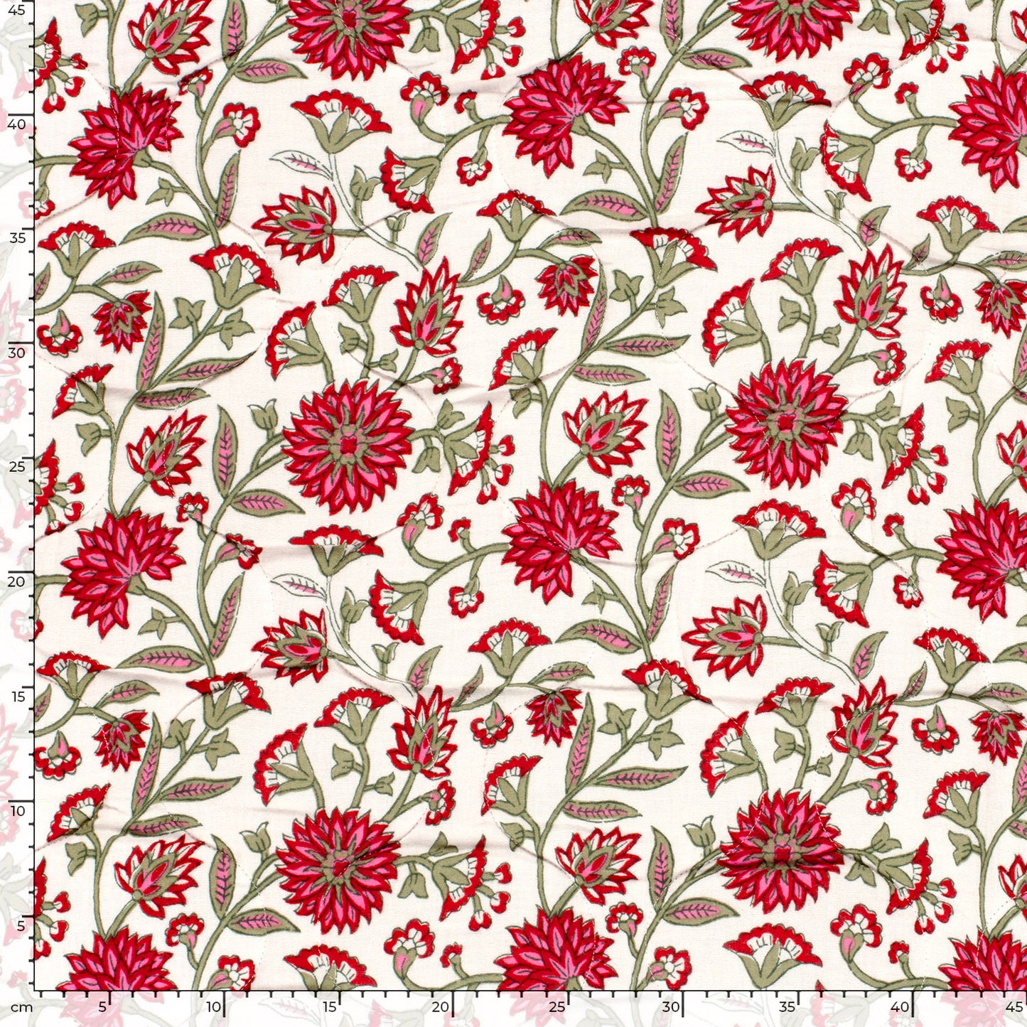 Double gaze matelassée double face Oekotex