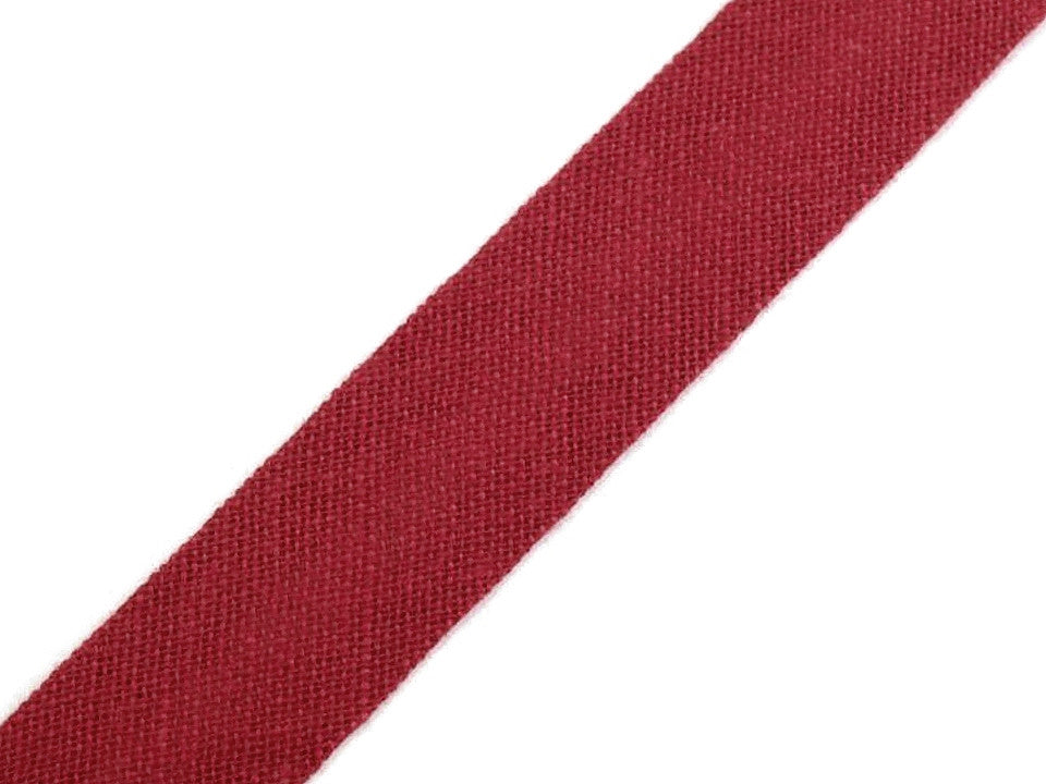 Biais simple en coton, largeur 14 mm