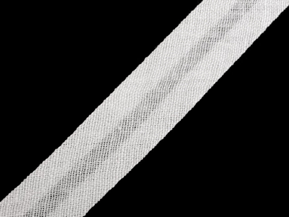 Biais simple en coton, largeur 14 mm