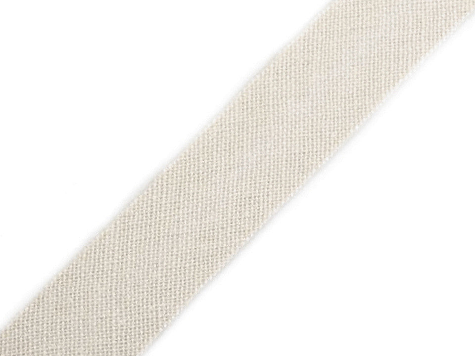 Biais simple en coton, largeur 14 mm