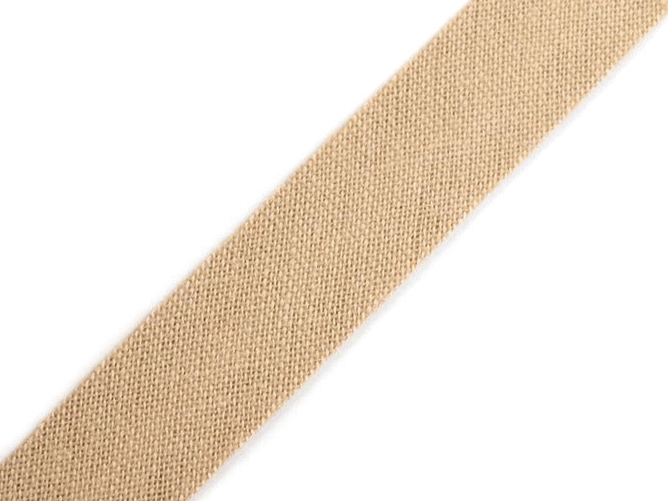Biais simple en coton, largeur 14 mm