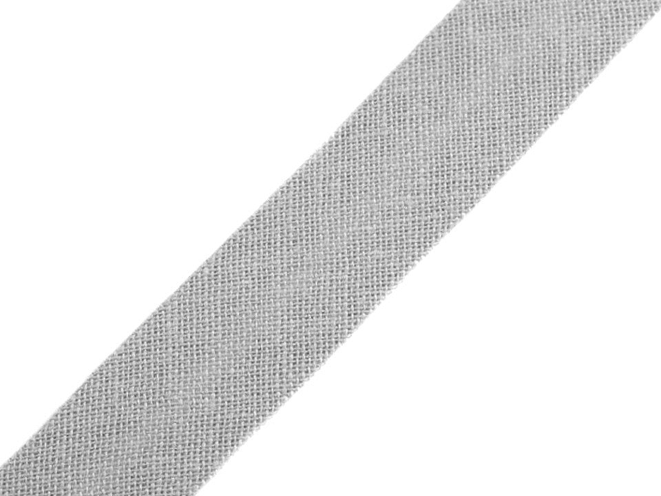 Biais simple en coton, largeur 14 mm