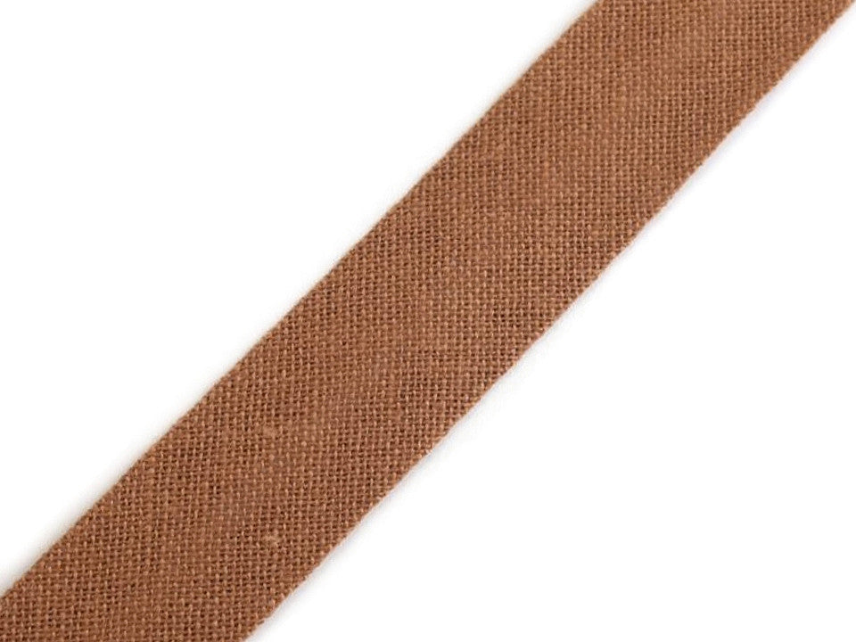 Biais simple en coton, largeur 14 mm