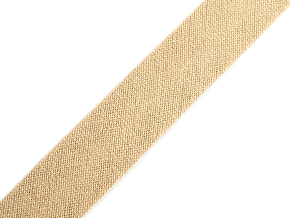 Biais simple en coton, largeur 14 mm