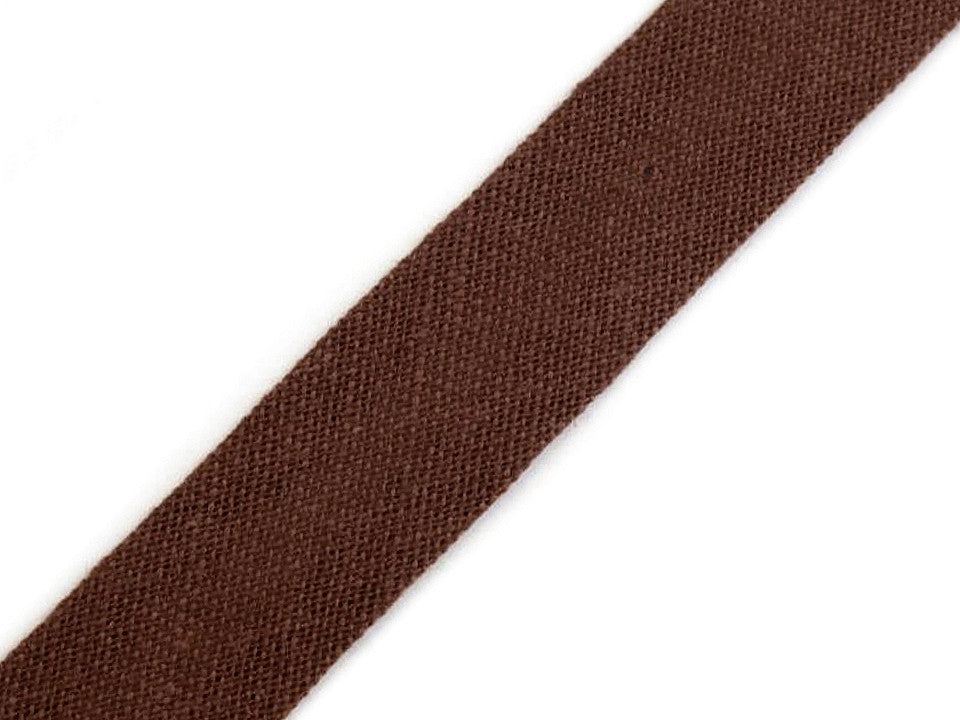 Biais simple en coton, largeur 14 mm