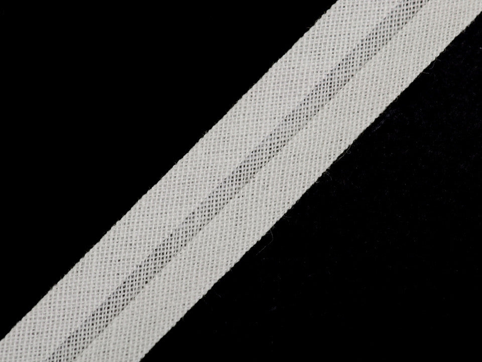 Biais simple en coton, largeur 14 mm