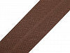 Schlichtes Baumwollschrägband 20 mm