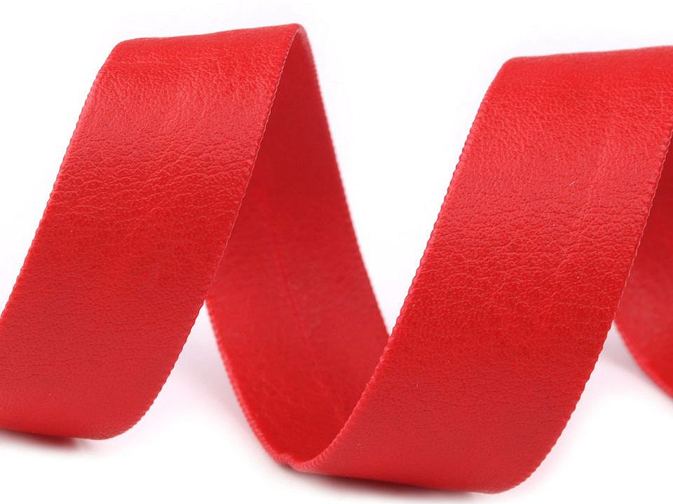 Biais simple en similicuir, largeur 15 mm