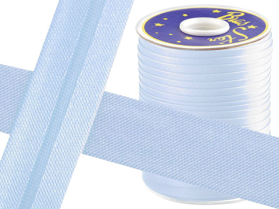 Biais satiné, largeur pliée 15 mm