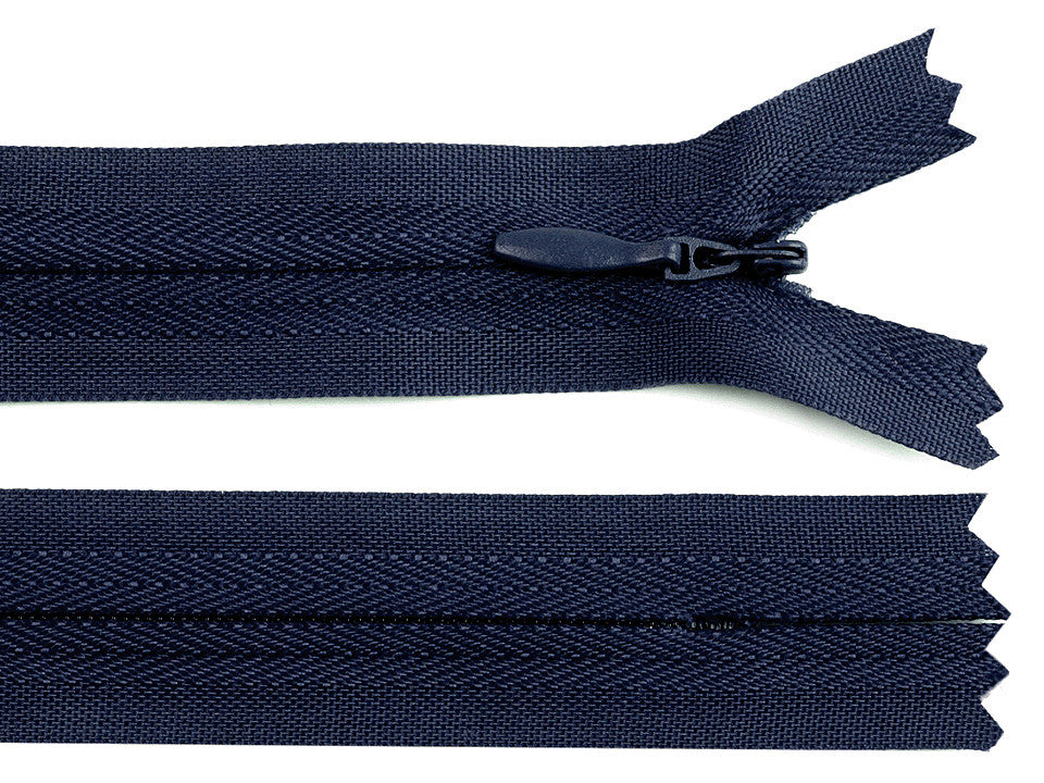 Fermeture à glissière invisible No 3, longueur 18 cm