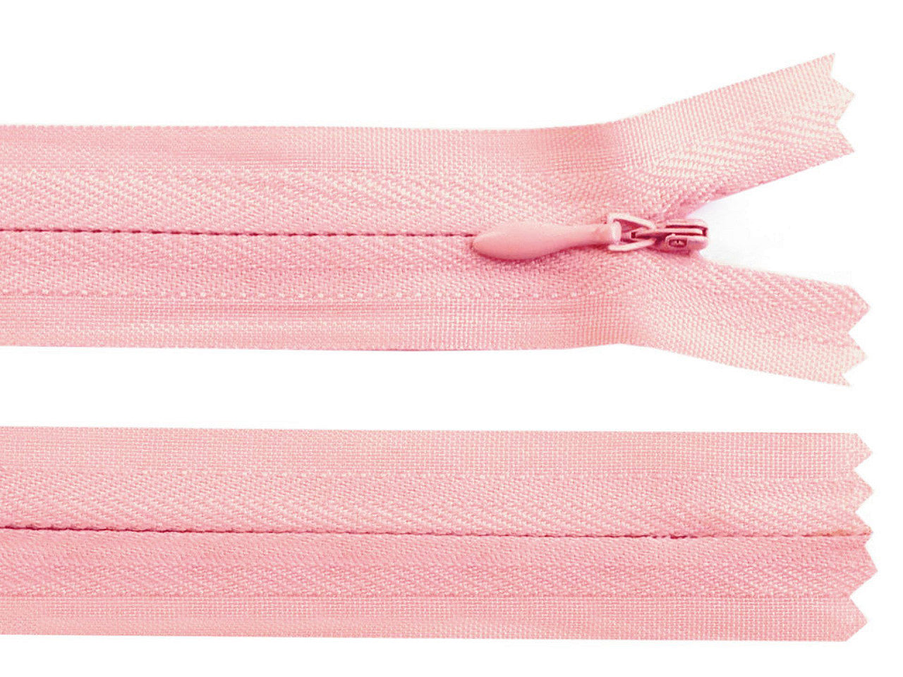 Fermeture à glissière invisible No 3, longueur 18 cm