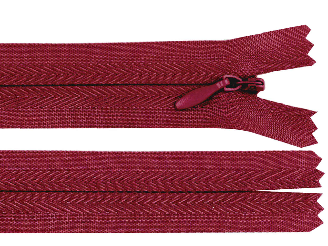 Fermeture à glissière invisible No 3, longueur 18 cm