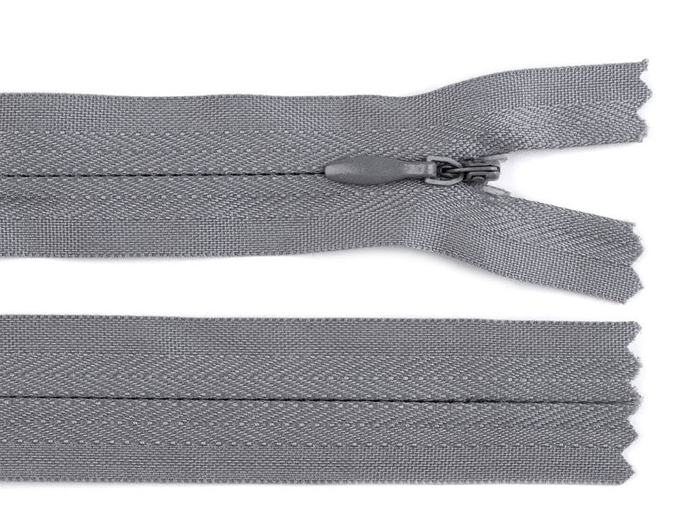 Fermeture à glissière invisible No 3, longueur 20 cm