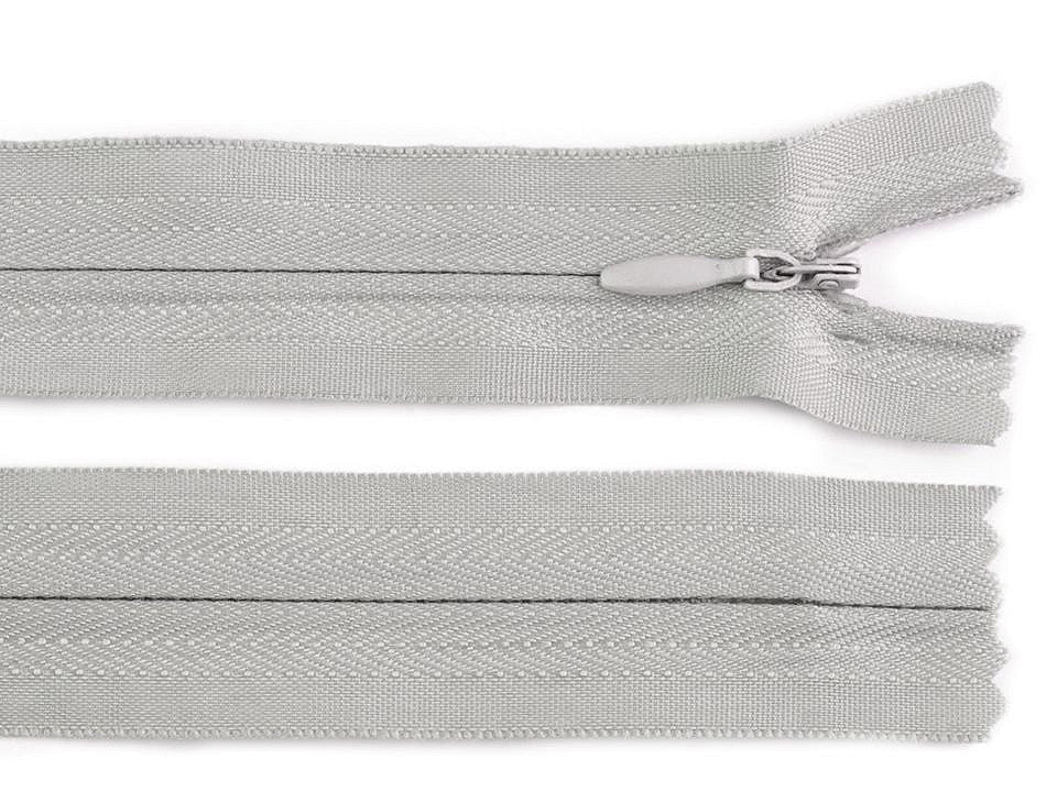 Fermeture à glissière invisible No 3, longueur 20 cm