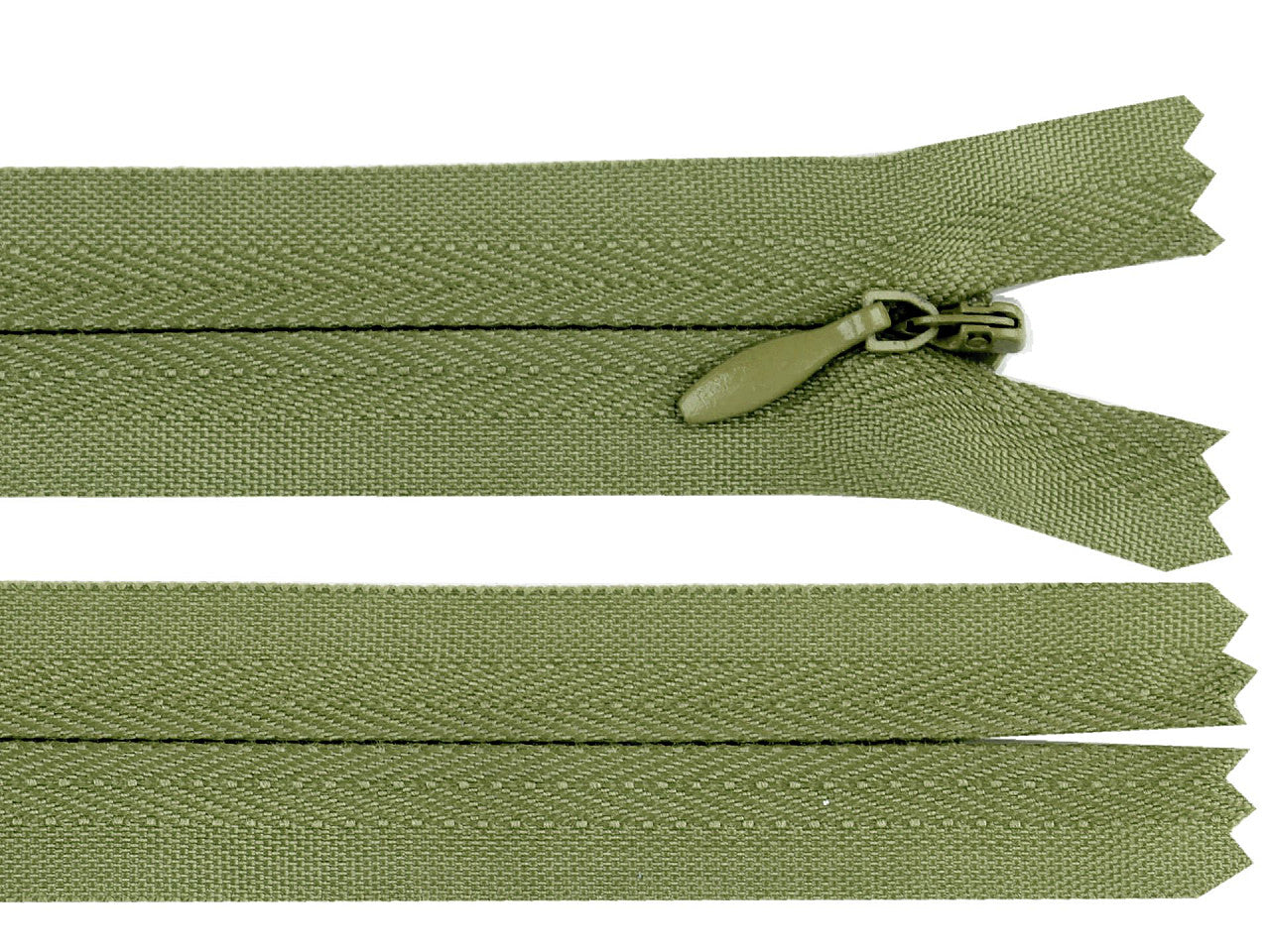 Fermeture à glissière invisible No 3, longueur 22 cm