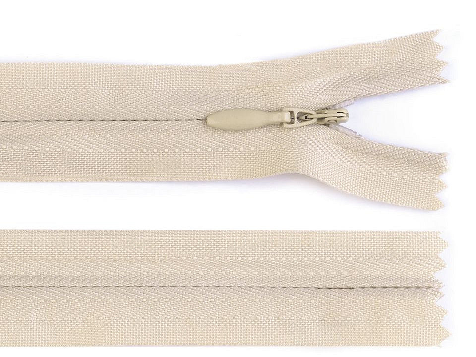 Fermeture à glissière invisible No 3, longueur 50 cm