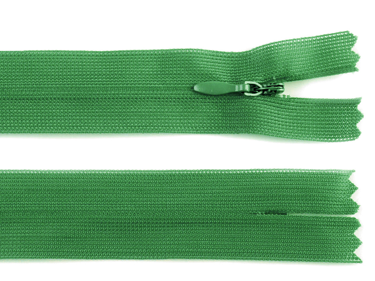 Fermeture à glissière invisible en nylon No 3, longueur 50 cm, Dederon