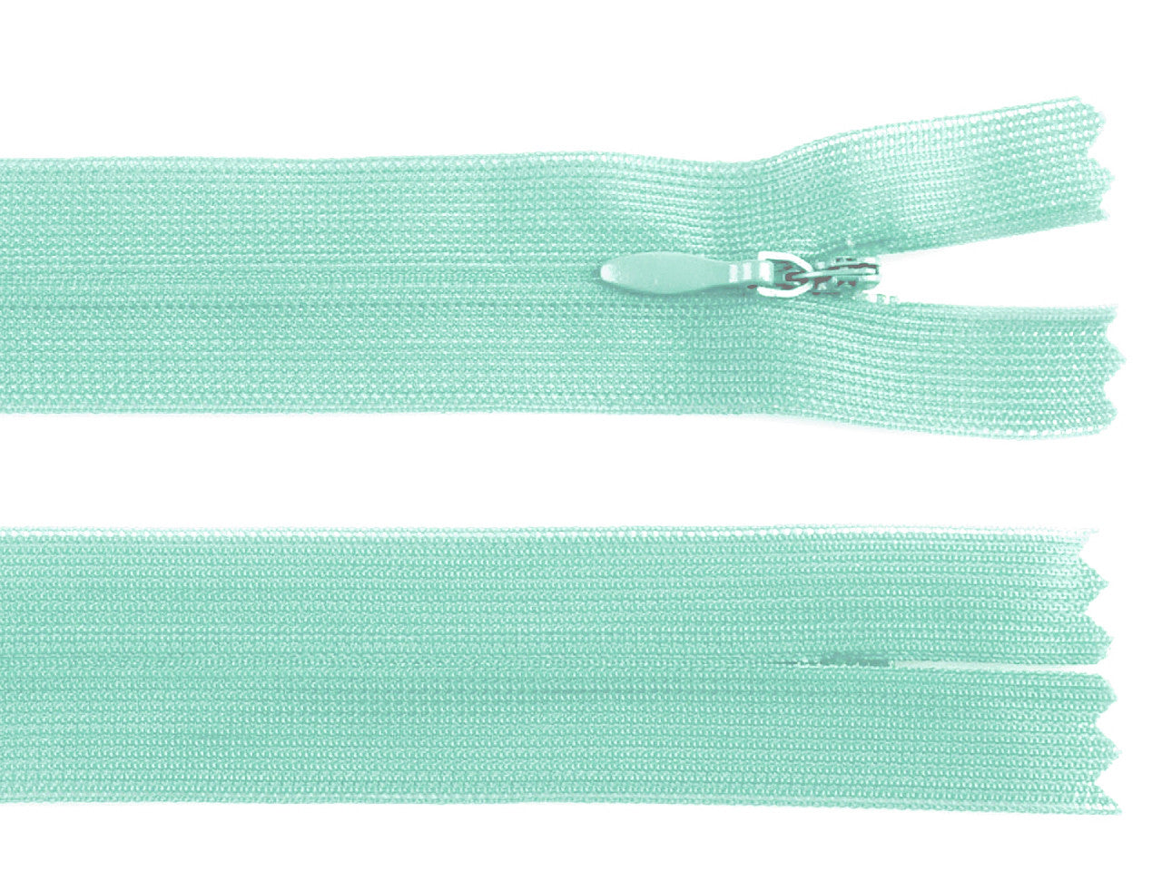Fermeture à glissière invisible en nylon No 3, longueur 50 cm, Dederon
