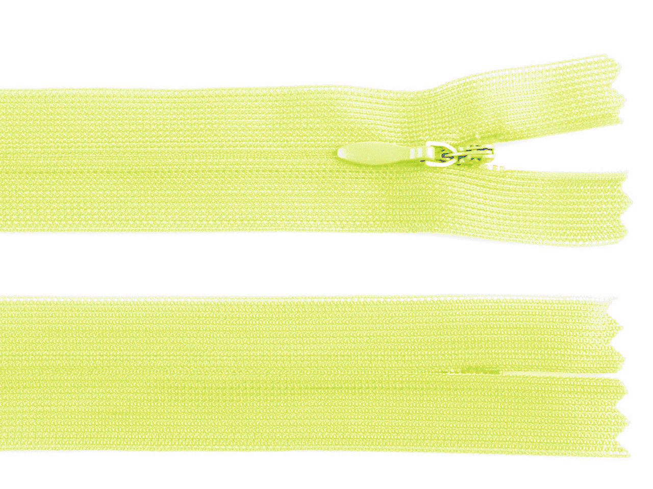 Fermeture à glissière invisible en nylon No 3, longueur 50 cm, Dederon