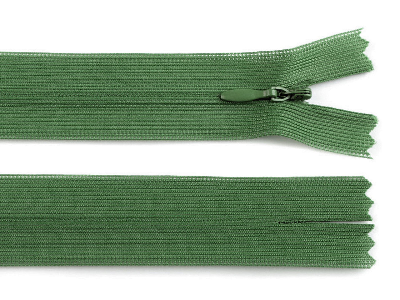 Fermeture à glissière invisible en nylon No 3, longueur 50 cm, Dederon