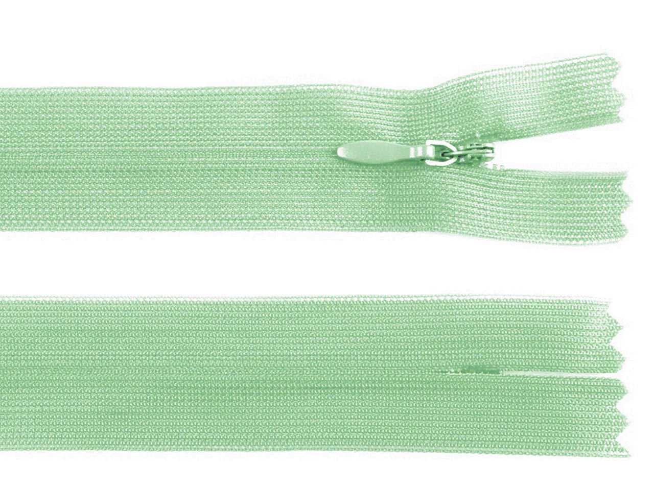 Fermeture à glissière invisible en nylon No 3, longueur 40 cm, Dederon