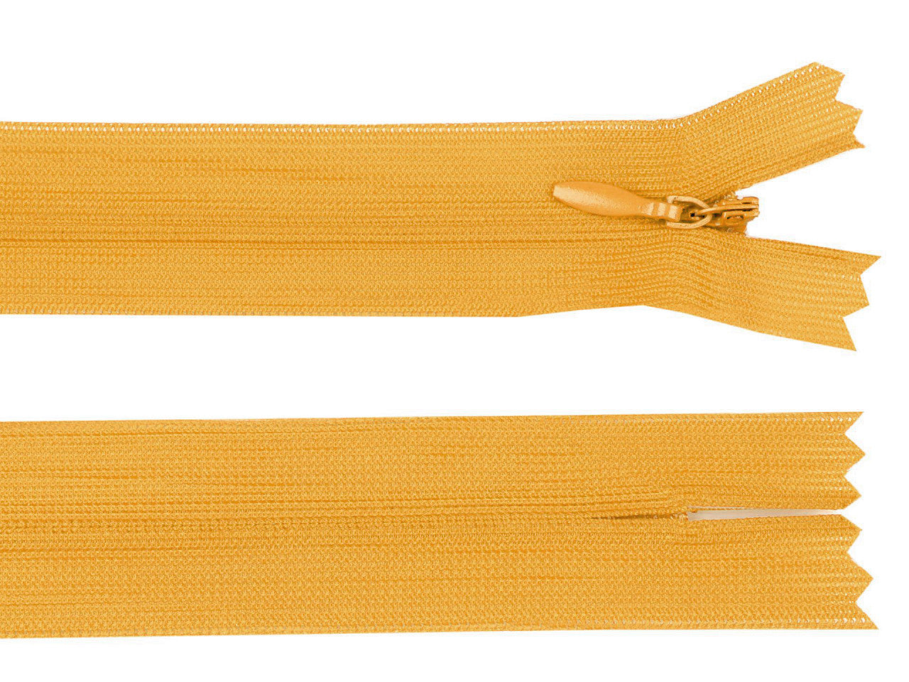 Fermeture à glissière invisible en nylon No 3, longueur 40 cm, Dederon