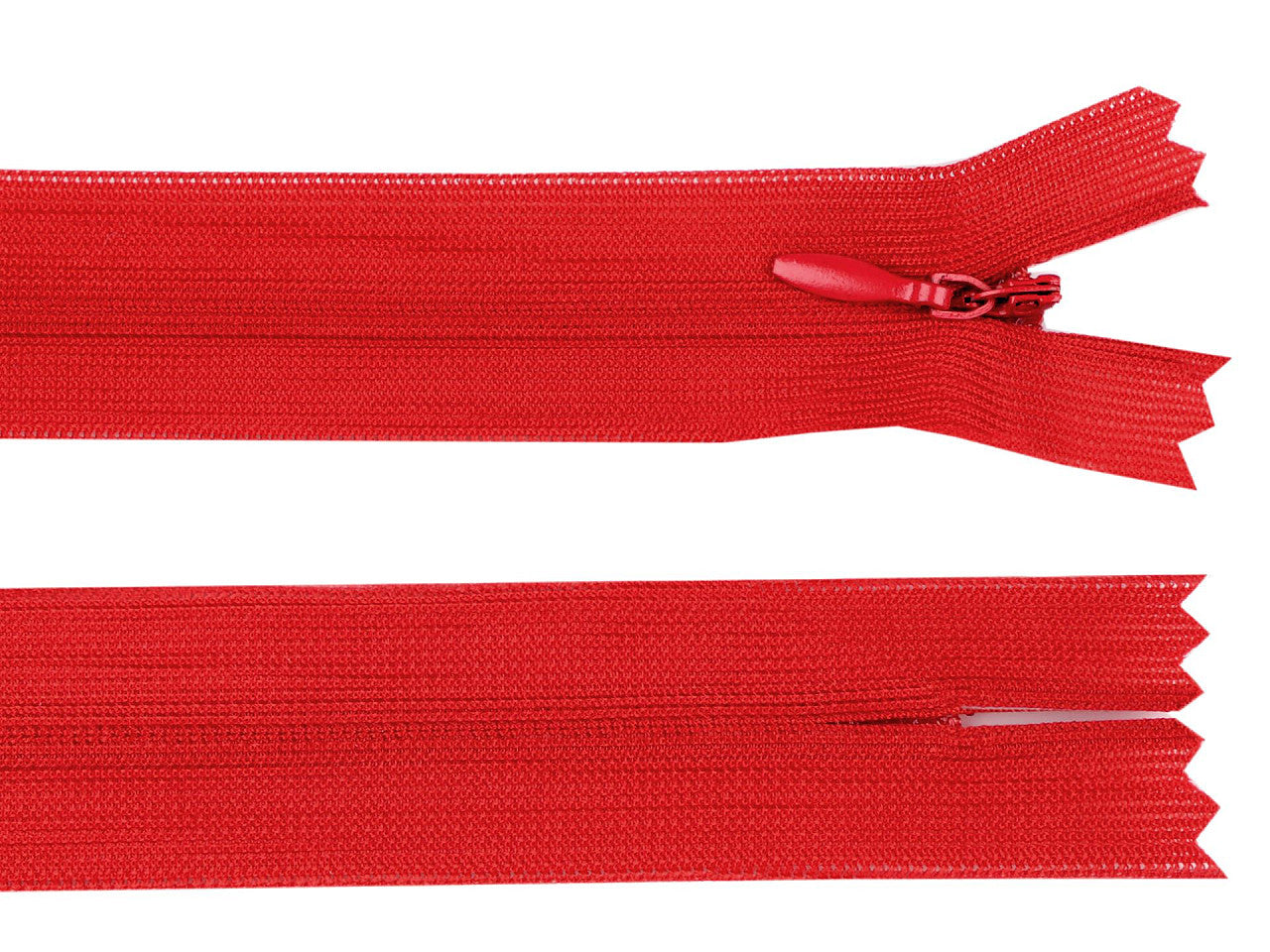 Fermeture à glissière invisible en nylon No 3, longueur 65 cm, Dederon