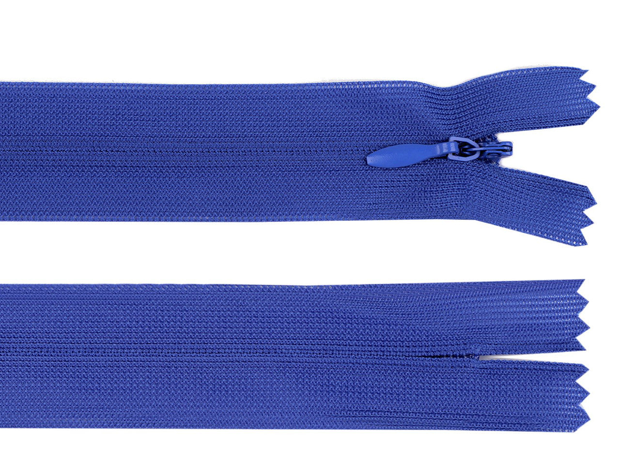 Fermeture à glissière invisible en nylon No 3, longueur 65 cm, Dederon