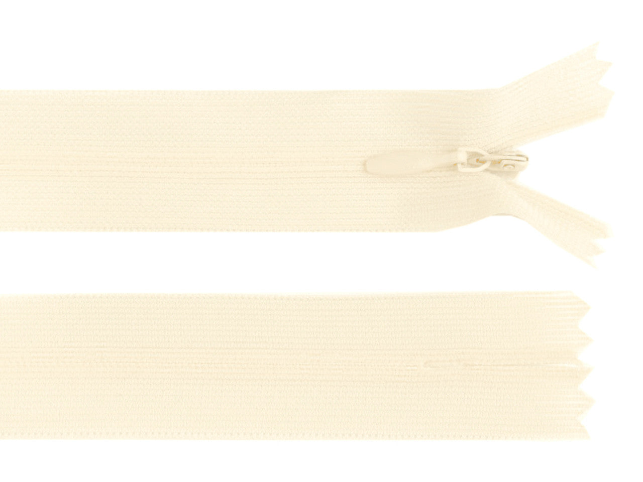 Fermeture à glissière invisible en nylon No 3, longueur 30 cm, Dederon