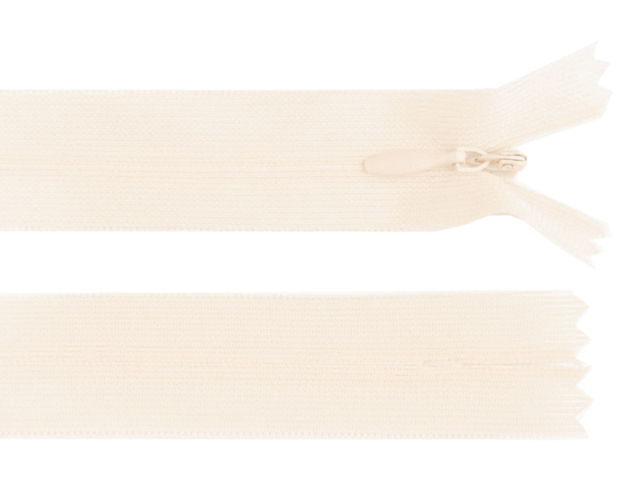 Fermeture à glissière invisible en nylon No 3, longueur 30 cm, Dederon