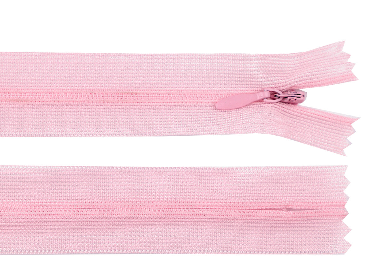 Fermeture à glissière invisible en nylon No 3, longueur 30 cm, Dederon
