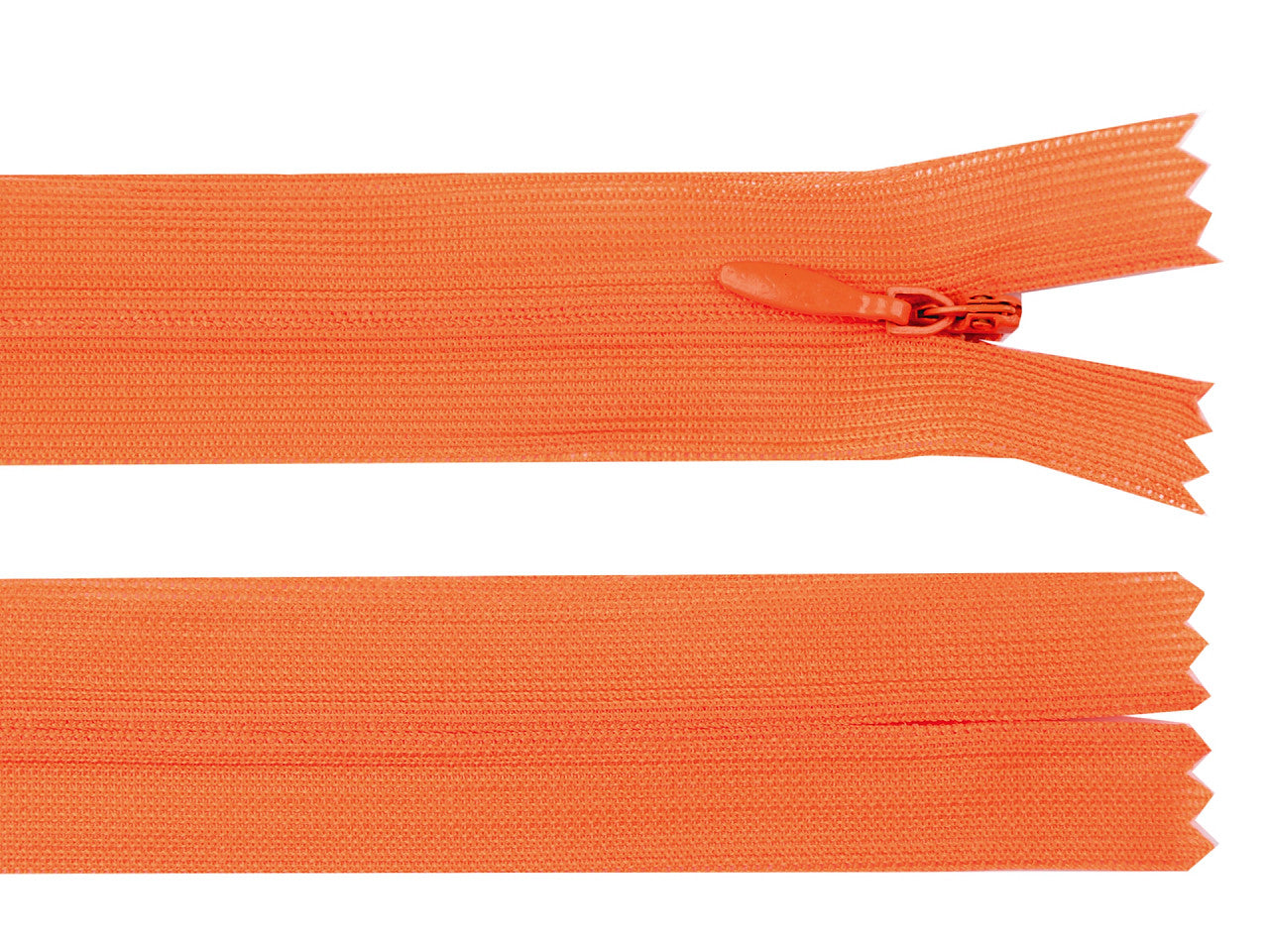 Fermeture à glissière invisible en nylon No 3, longueur 30 cm, Dederon