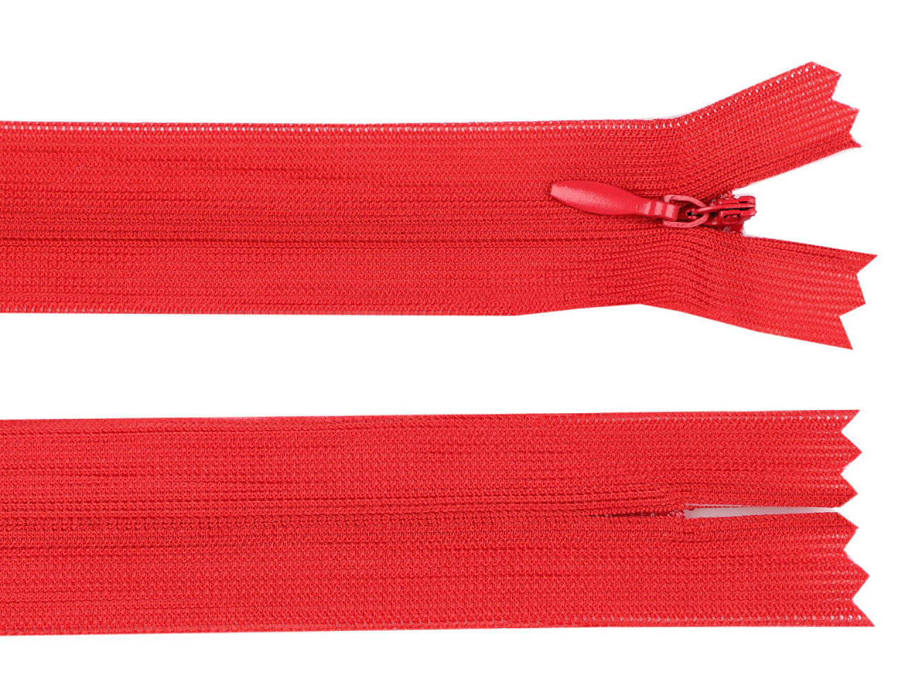 Fermeture à glissière invisible en nylon No 3, longueur 30 cm, Dederon