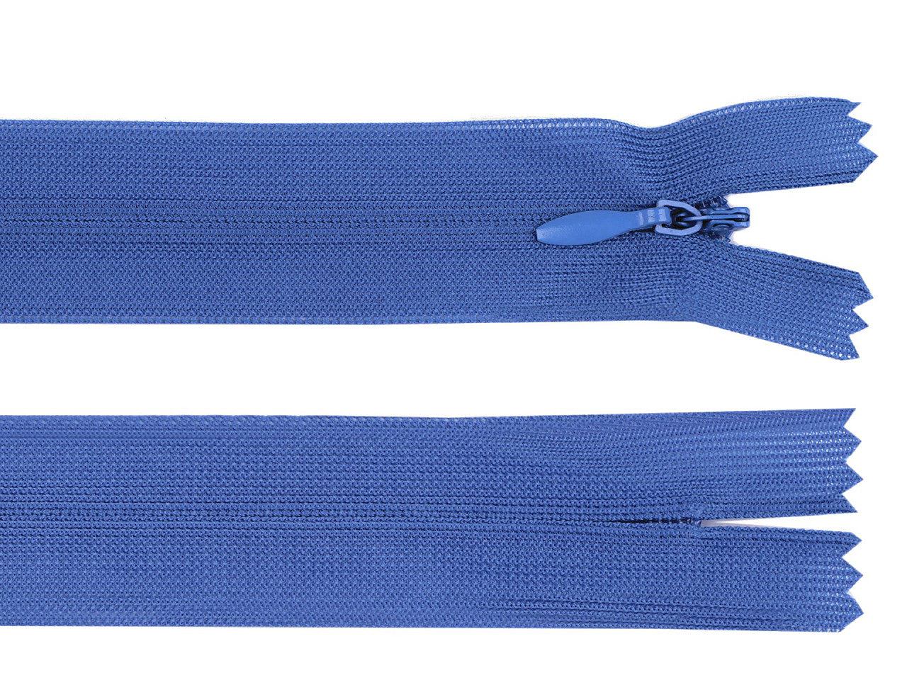 Fermeture à glissière invisible en nylon No 3, longueur 30 cm, Dederon