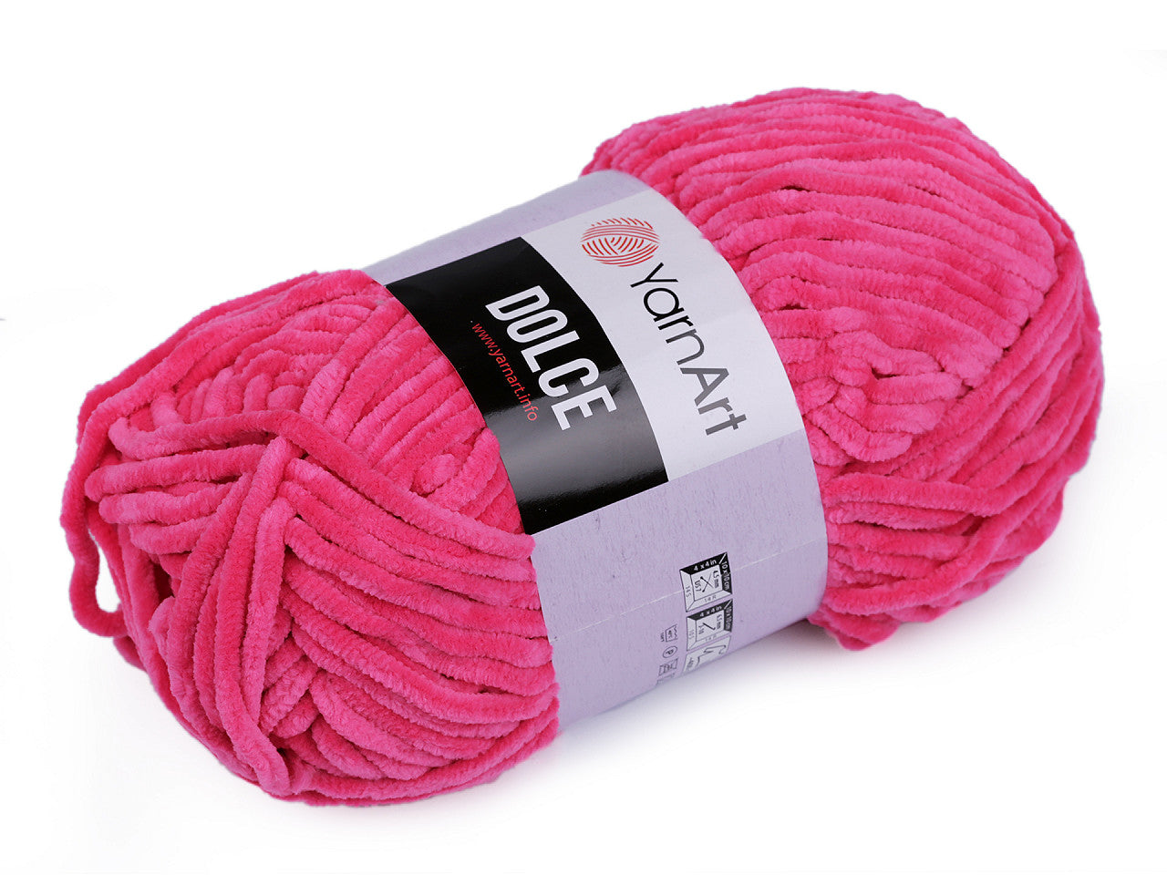 Fil à tricoter chenille YarnArt Dolce, 100 g