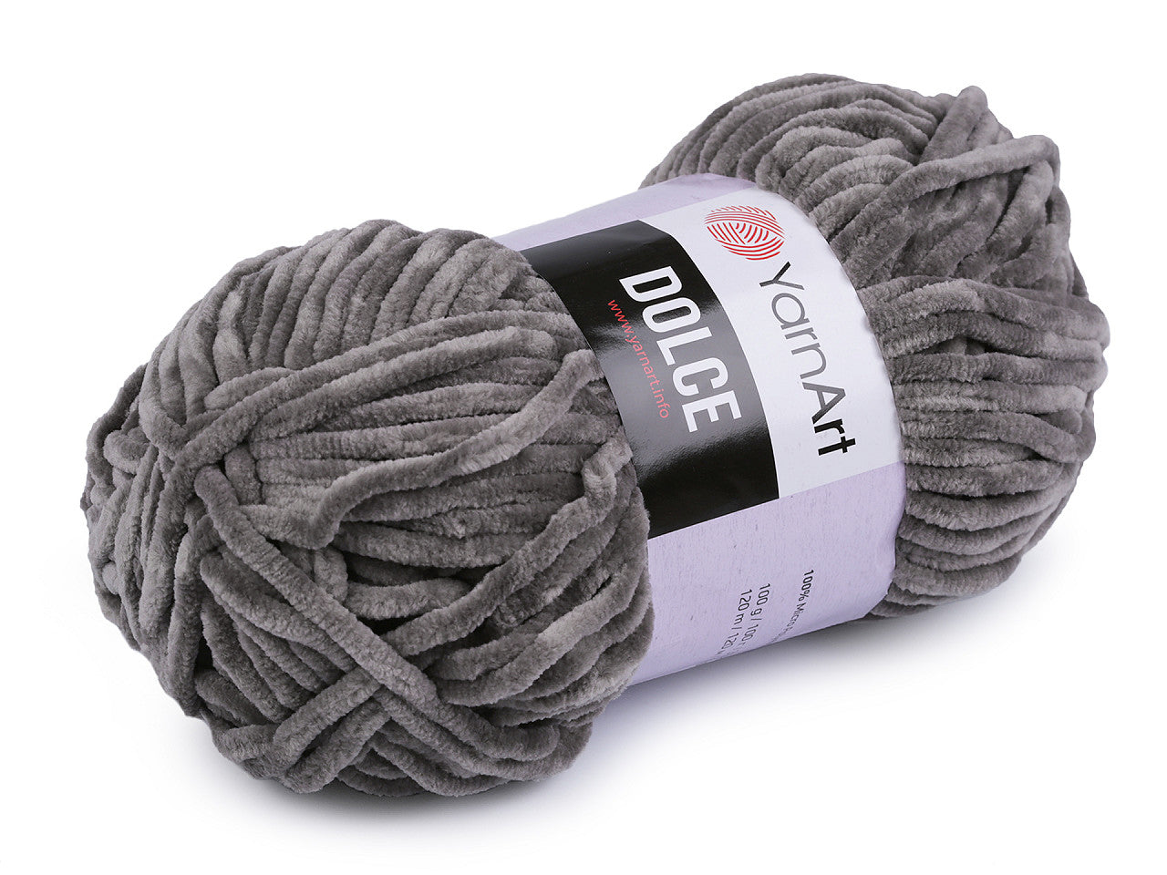 Fil à tricoter chenille YarnArt Dolce, 100 g