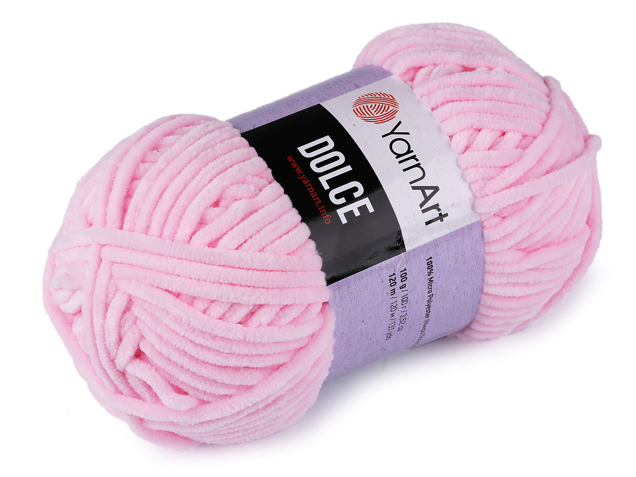 Fil à tricoter chenille YarnArt Dolce, 100 g