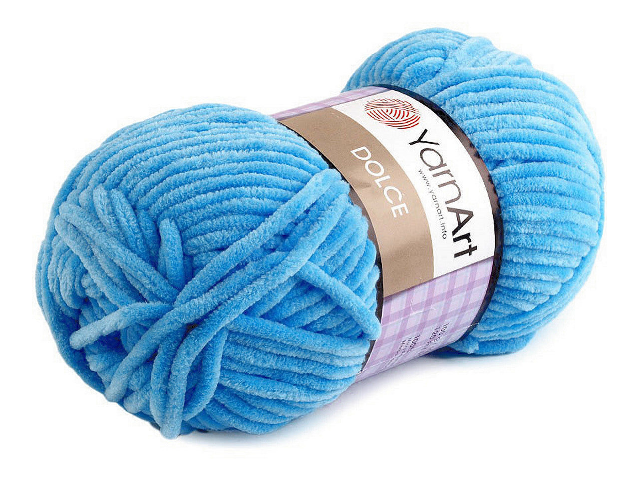 Fil à tricoter chenille YarnArt Dolce, 100 g