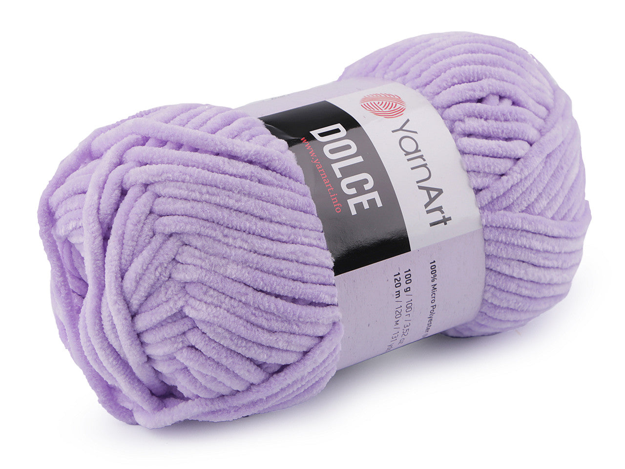 Fil à tricoter chenille YarnArt Dolce, 100 g