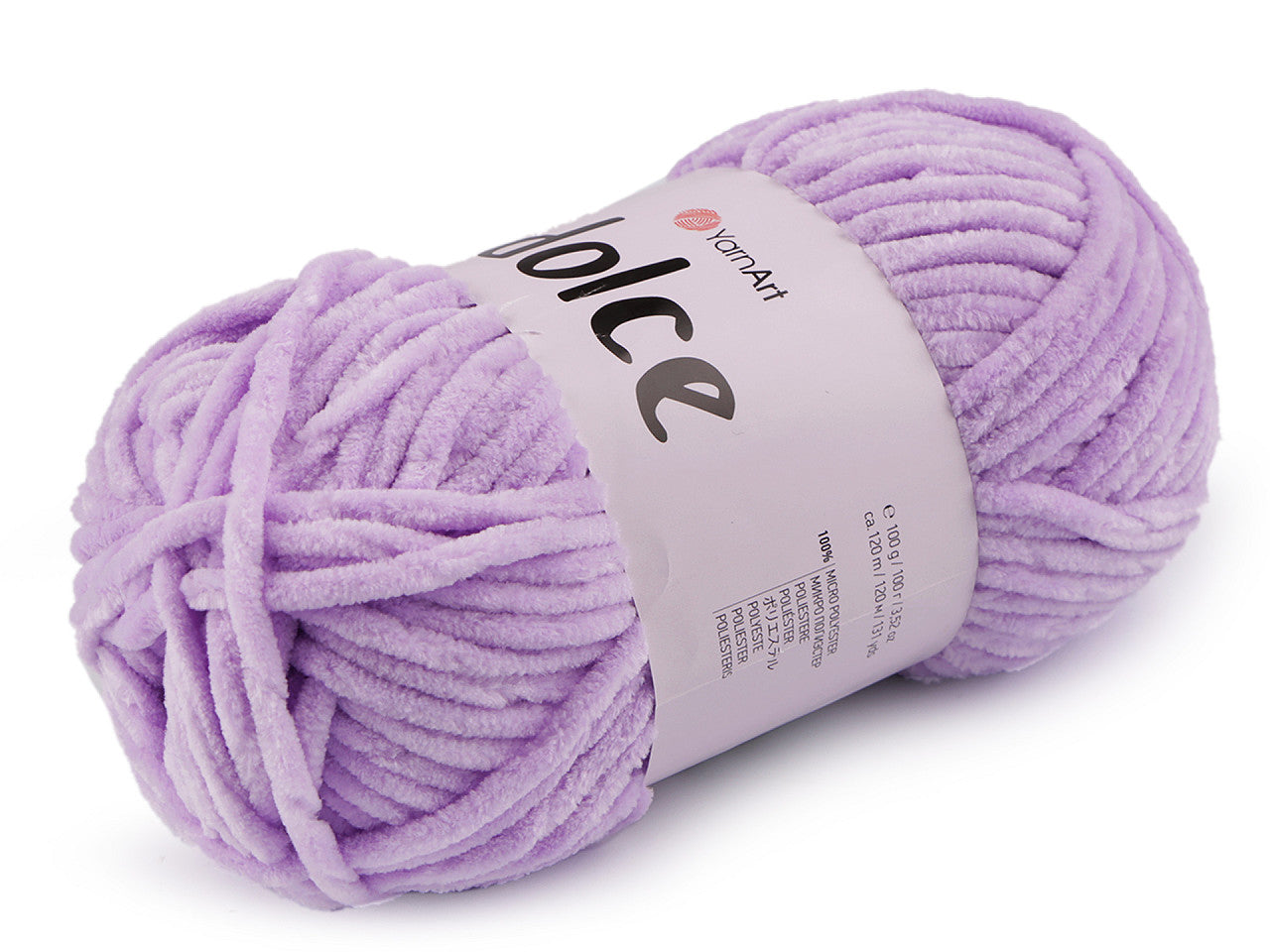 Fil à tricoter chenille YarnArt Dolce, 100 g